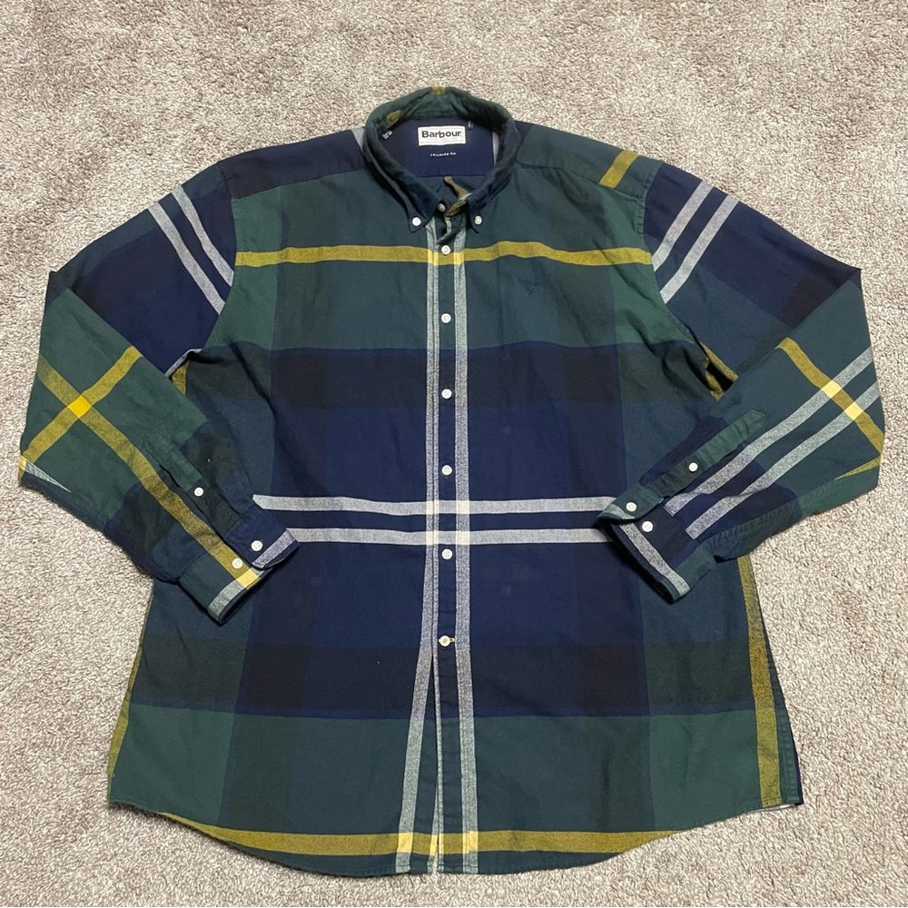 Men’s Barbour Iceloch Tailored Fit Shirt Size XXL